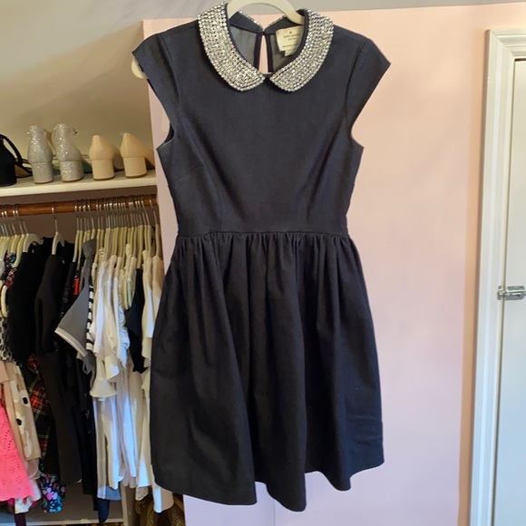 kate spade denim kimberly dress kate spade | Dresses | Kate Spade Denim Kimberly Dress With Rhinestoned Collar